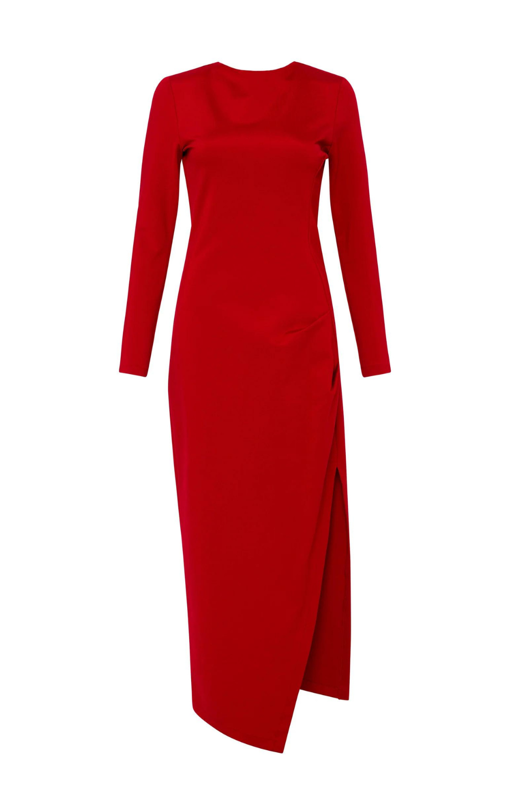 Moss & Spy - Brandy Dress in Deep Red