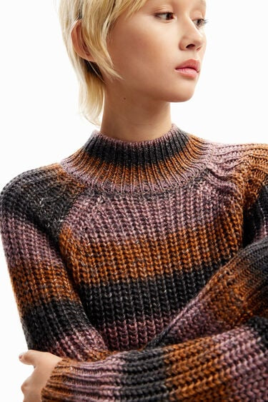 Desigual - Striped Knit Pullover