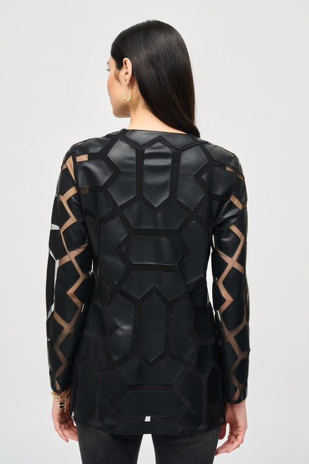 Joseph Ribkoff - Geometric Pattern Jacket