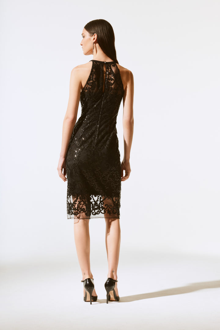 Joseph Ribkoff - Sequins Lace Dress