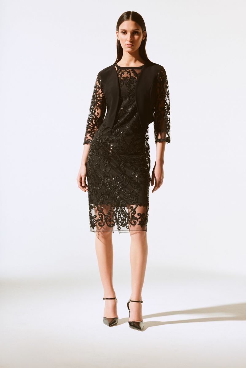 Joseph Ribkoff - Sequins Lace Bolero