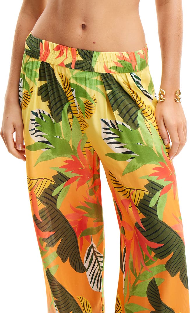 Desigual - Tropical Wide Leg Trousers