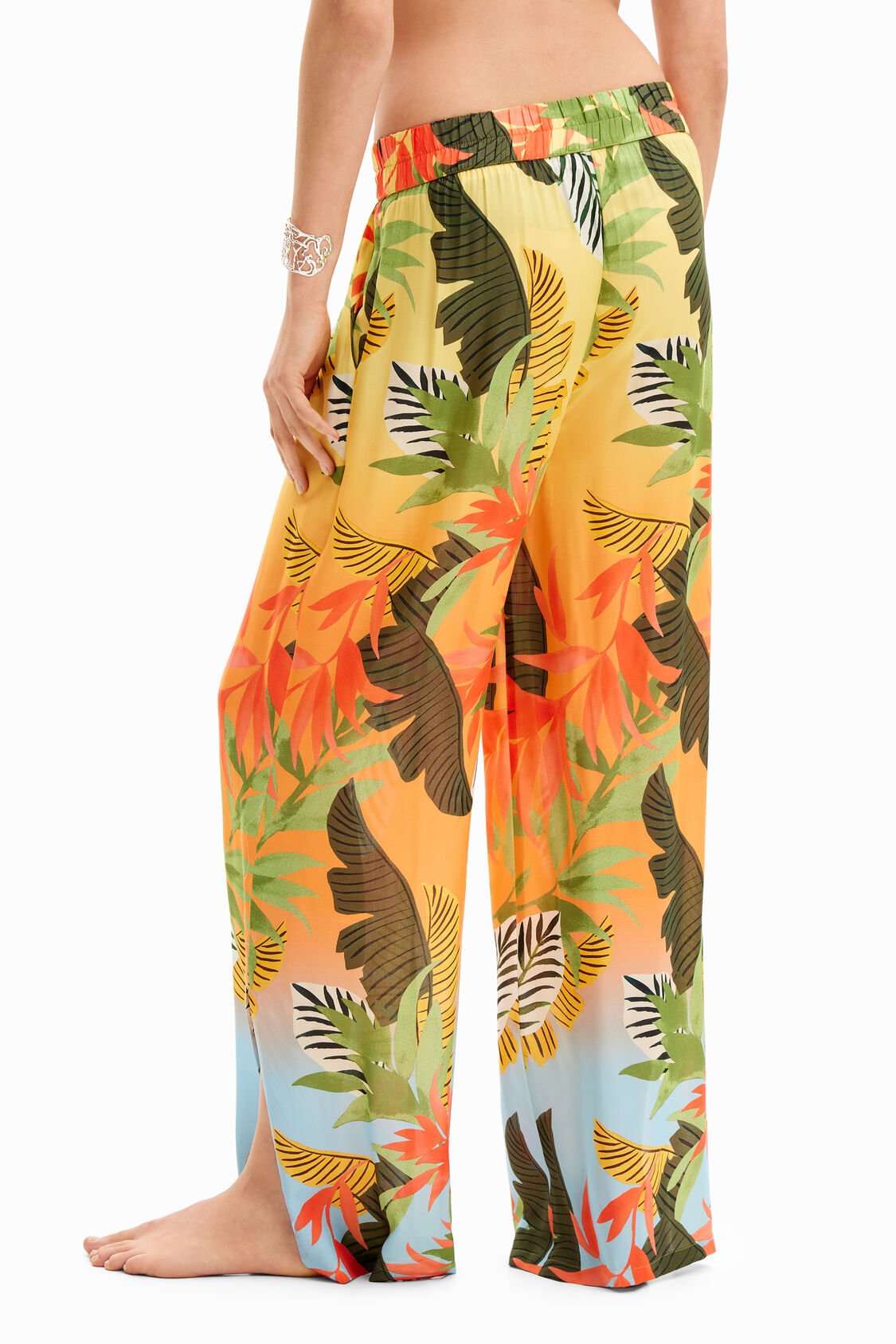 Desigual - Tropical Wide Leg Trousers