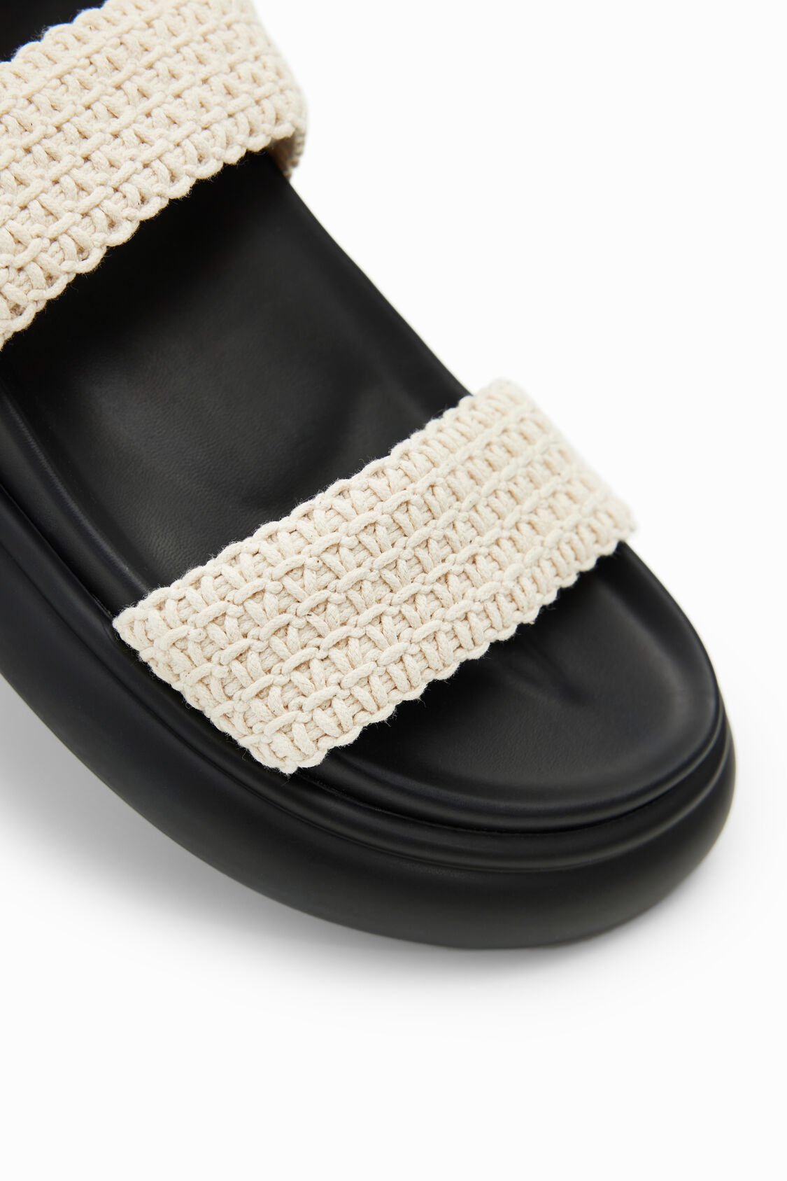 Desigual - Crochet Platform Sandals