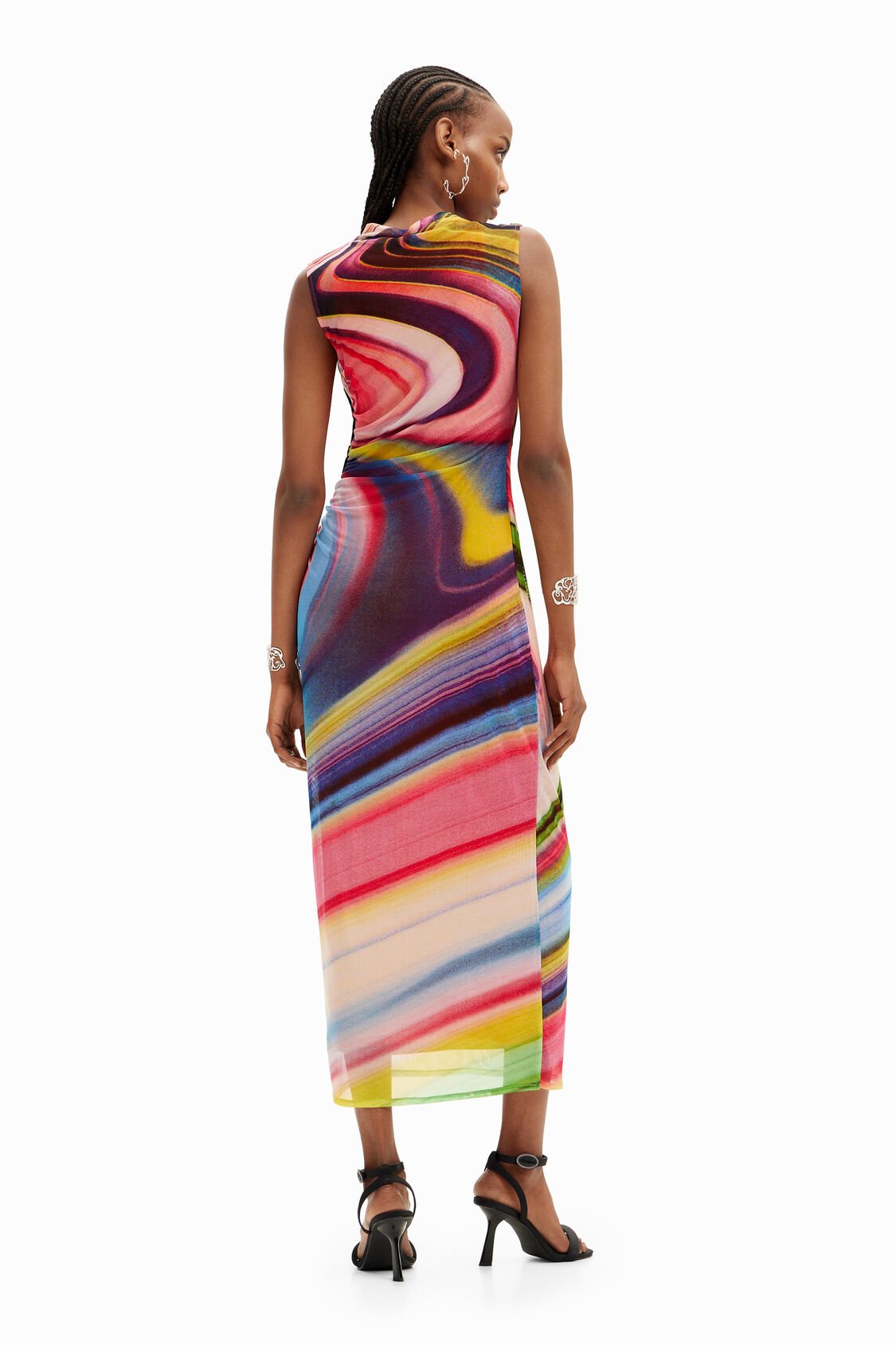 Desigual - Tulle Wave Midi Dress