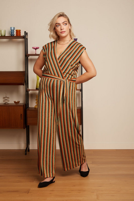 King Louie - Mary Jumpsuit Piso Stripe