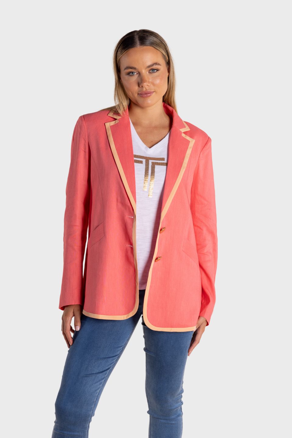 Two T's - Linen Mix Blazer