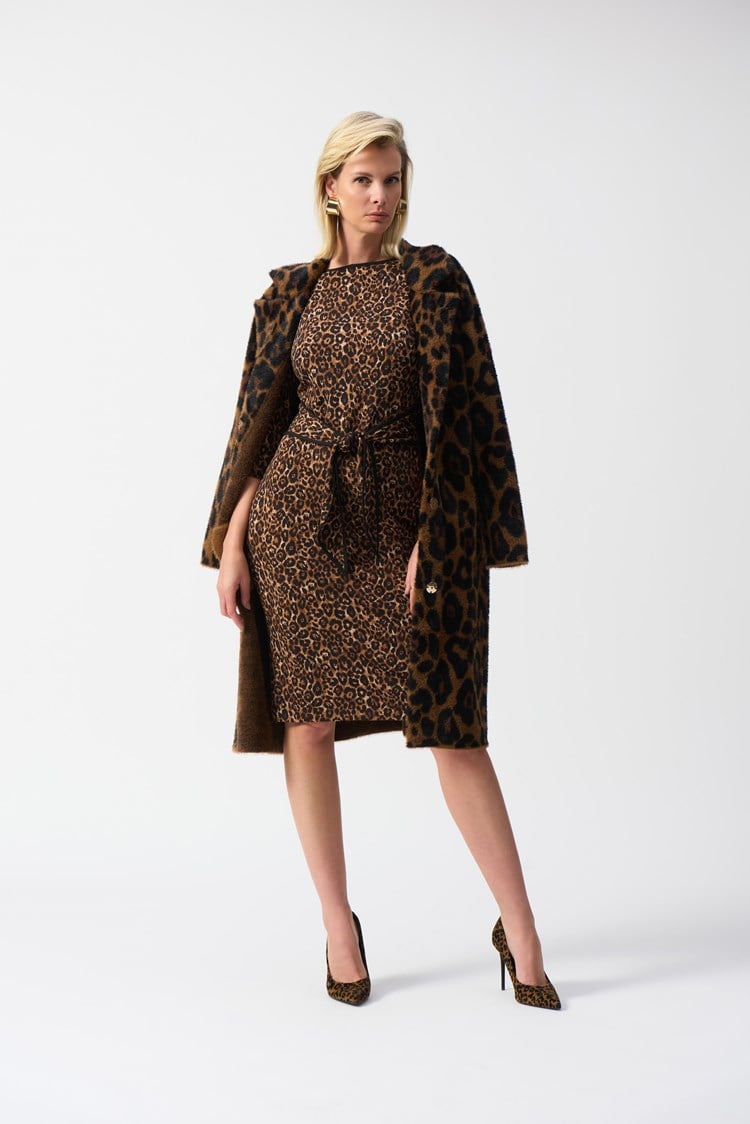 Joseph Ribkoff - Silky Knit Animal Print Sheath Dress