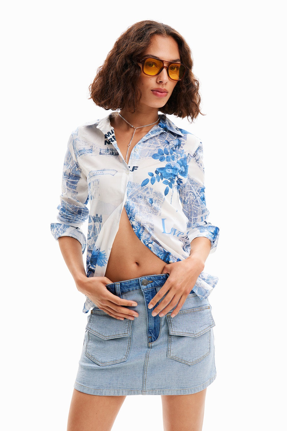 Desigual - Lightweight Map Shirt