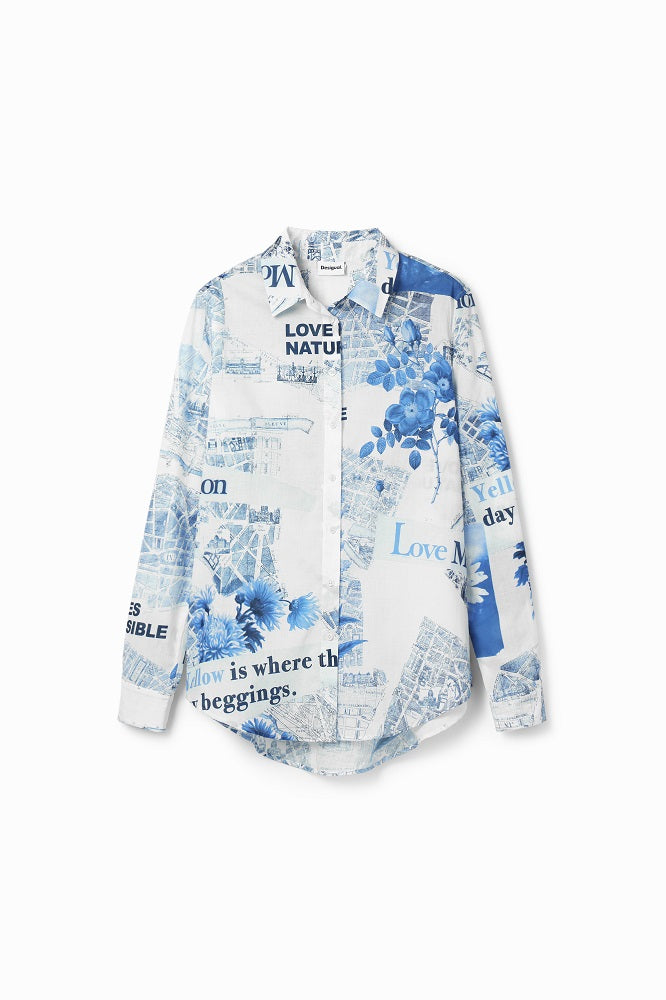 Desigual - Lightweight Map Shirt