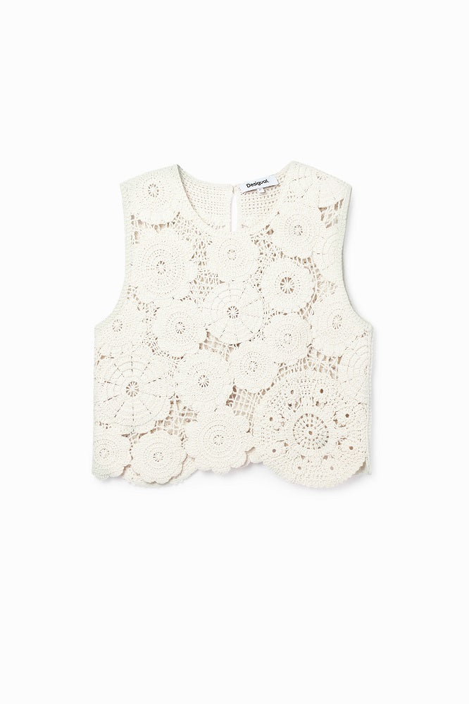 desigual-floral-crochet-vest-top