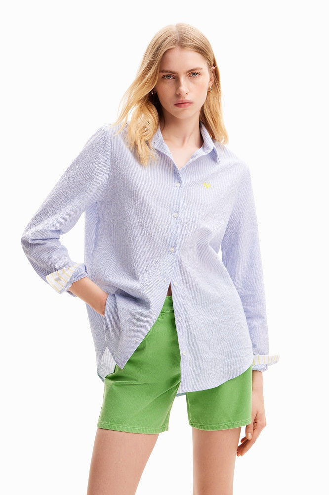 Desigual - Textured Stripe Shirt